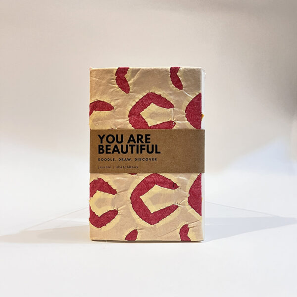 A6 BLANK JOURNAL | SKETCHBOOK - FABRIC COVERED , 100 GSM